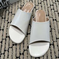 Bottega Veneta Atomic Slides Women Patent Leather White