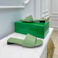 Bottega Veneta Band Slides Women Calfskin Lime