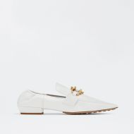 Bottega Veneta Madame Loafers Women Lambskin White