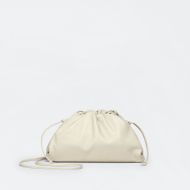 Bottega Veneta Mini Pouch with Strap Calfskin Beige