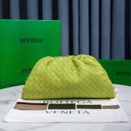 Bottega Veneta Pouch Intreccio Lambskin Lemon