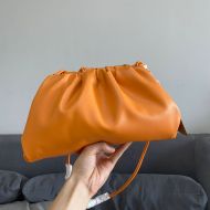 Bottega Veneta Pouch with Strap Calfskin Orange