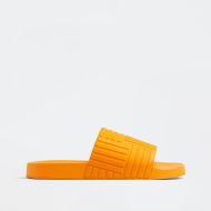 Bottega Veneta Rubber Slides Unisex Orange