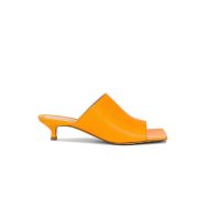 Bottega Veneta Stretch Slides Women Lambskin Orange