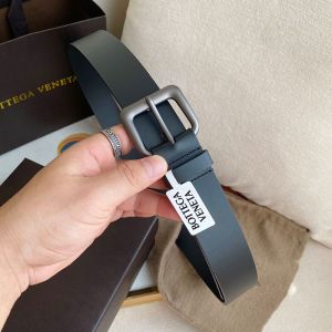 Bottega Veneta Extra Long Belt Calfskin with Pin Buckle Black