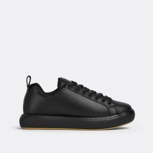 Bottega Veneta Pillow Sneakers Unisex Lambskin Black