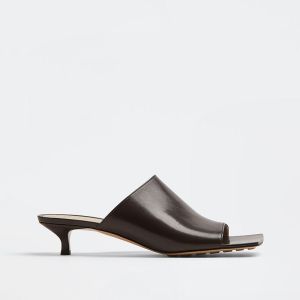 Bottega Veneta Stretch Slides Women Lambskin Coffee